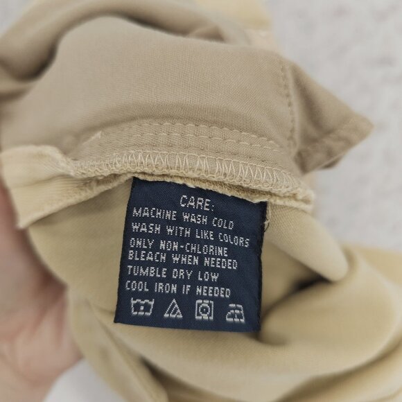 RALPH LAUREN Equestrian Pants Cream Color Cotton Stretch Size 6 - Picture 9 of 9